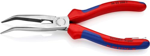 knipex-flachrundzange-storchschnabelzange-26-22-200-t-bk-200-mm-mit-schneide image 6