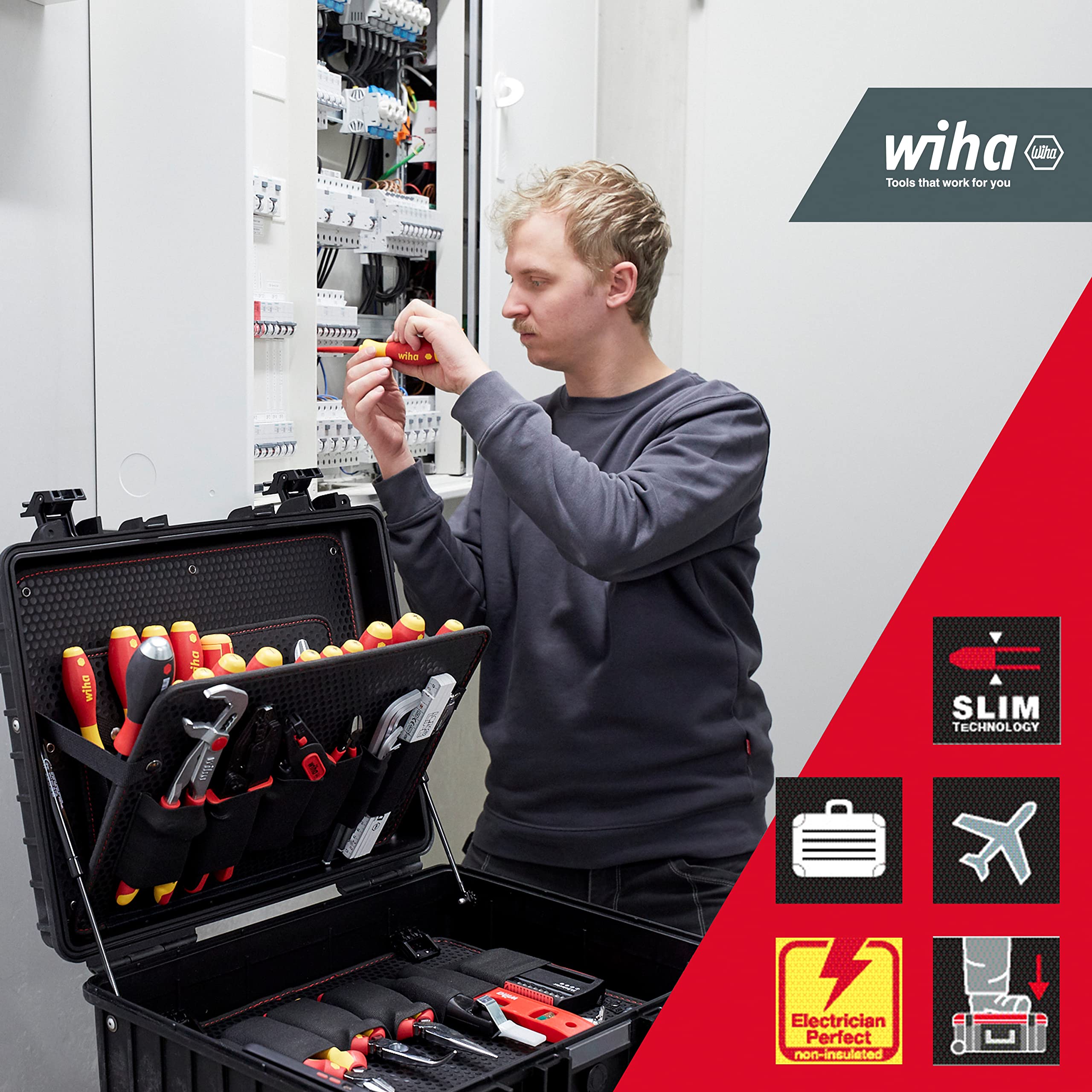wiha-werkzeug-set-elektriker-competence-xl-81-tlg-40523-im-koffer image 3