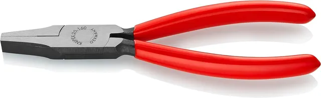 knipex-flachzange-20-01-160-160-mm-mit-kunststoff-griff image 1