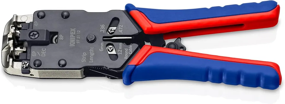 knipex-crimpzange-97-51-12-sb-f-r-westernstecker-200-mm image 1