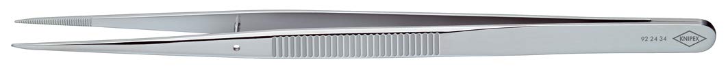 knipex-92-24-34-pr-zisions-pinzette-155-mm-spitze-form-mit-f-hrungsstift-vernick image 1