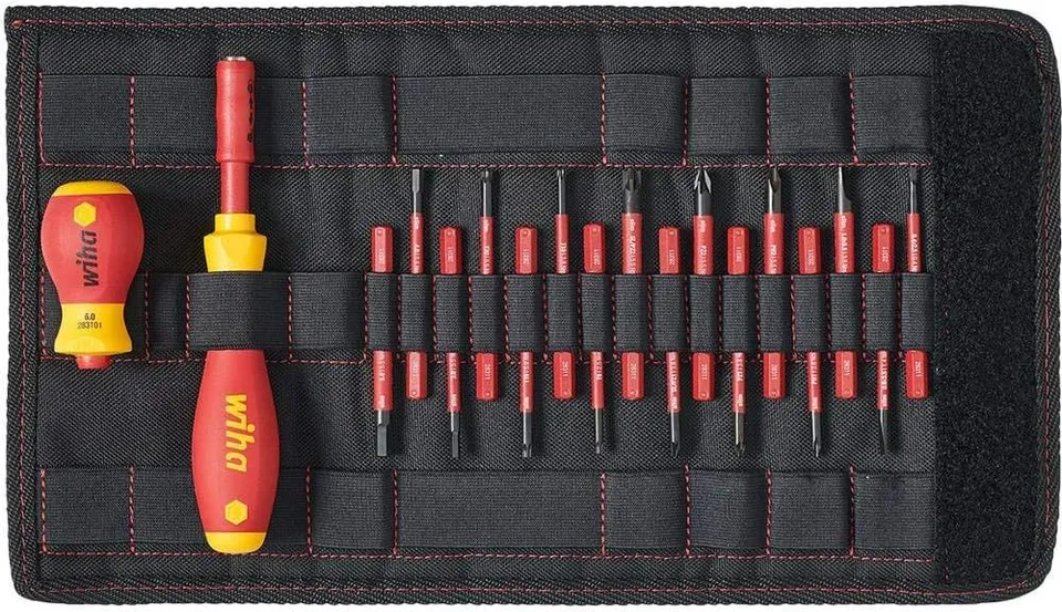 wiha-slimvario-schraubendreher-und-bit-set-41231-vde-19-teilig image 1
