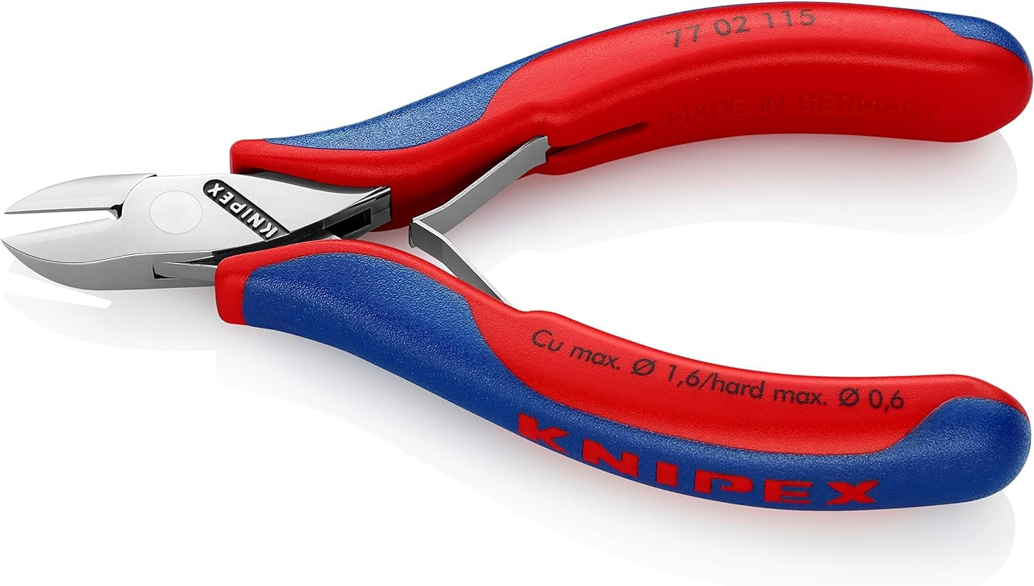 knipex-elektronik-seitenschneider-77-02-115-115-mm-mit-doppelfeder image 2