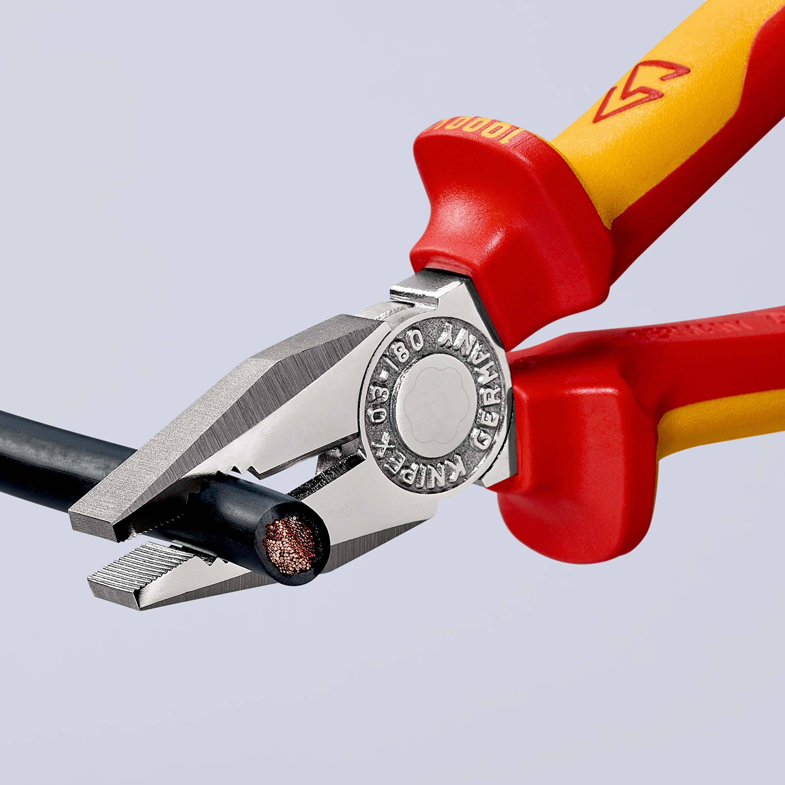 knipex-kombizange-03-06-180-t-bk-vde-180-mm-verchromt-mit-absturzsicherung image 5