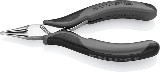 knipex-elektronik-greifzange-esd-35-32-115-esd-115-mm-mit-mehrkomponenten-h-llen image 1