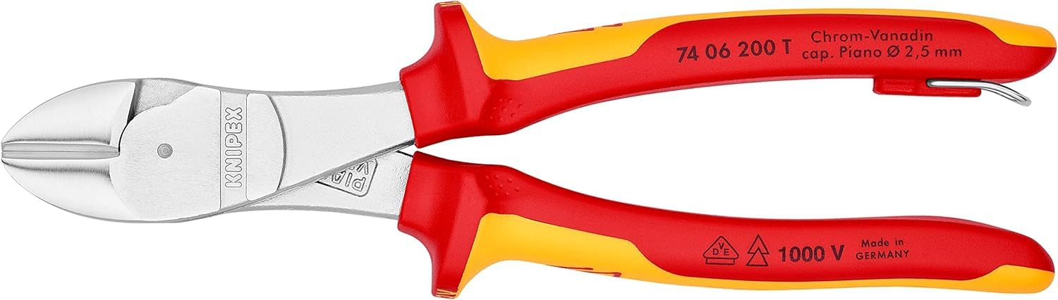knipex-kraft-seitenschneider-74-06-200-t-bk-200-mm-vde-mit-absturzsicherung image 3