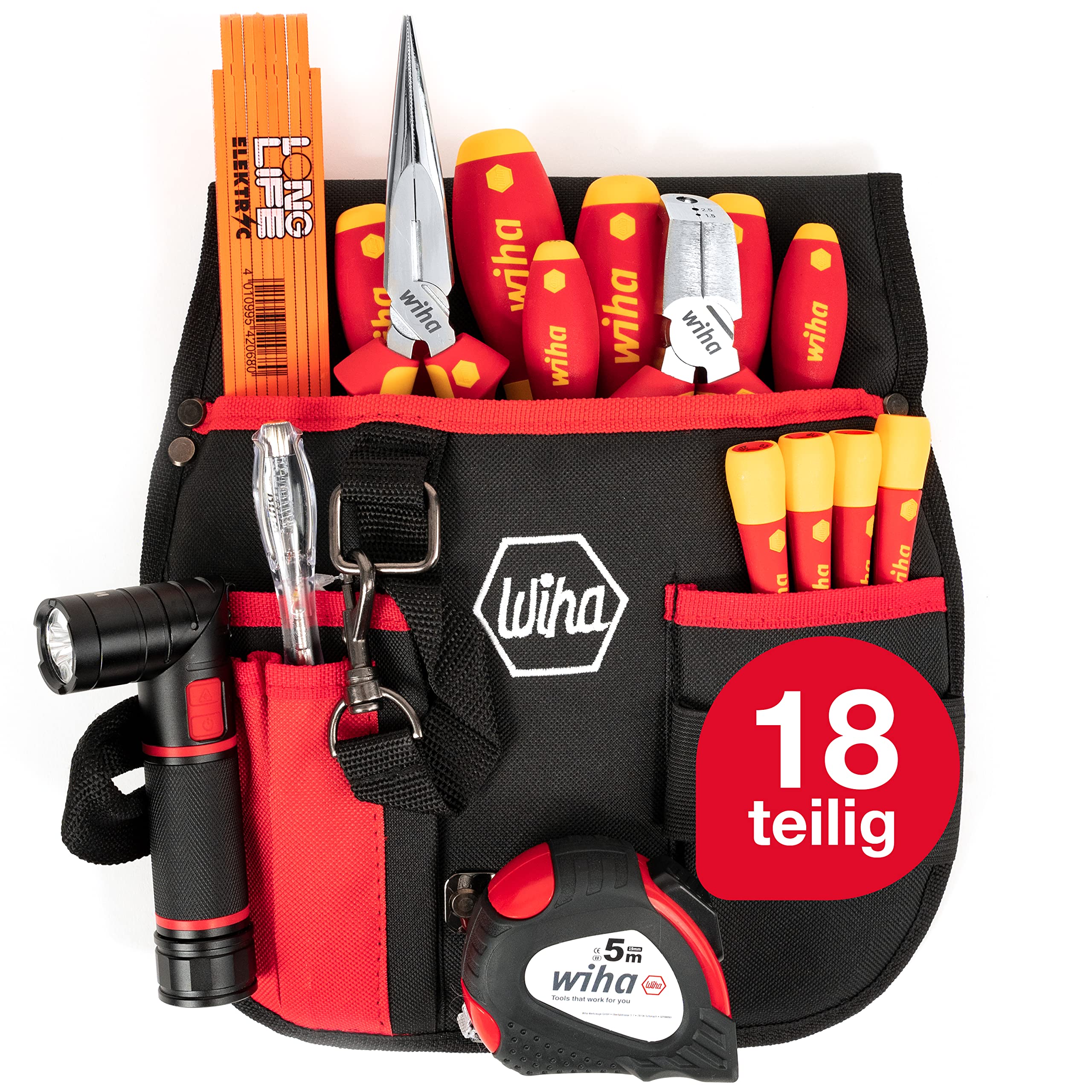 wiha-werkzeug-set-elektriker-18-teilig-vde-mit-g-rteltasche-44574 image 1
