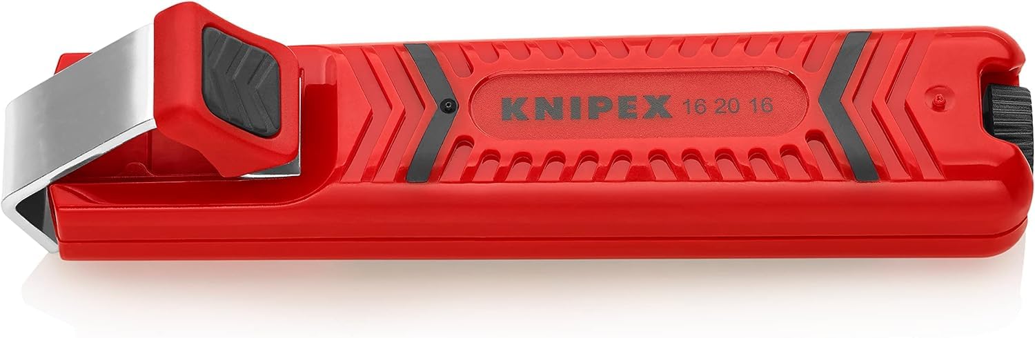 knipex-abmantelungswerkzeug-16-20-16-sb-mit-schleppklinge-130-mm image 1
