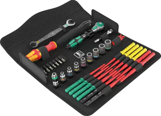 wera-kraftform-kompakt-w1-wartung-werkzeug-set-35-teilig-1-4-zoll image 1