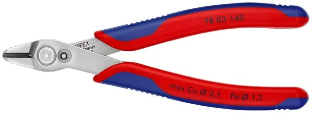 knipex-electronic-super-knips-xl-78-03-140-sb-seitenschneider-140-mm-mit-mehrkom image 1