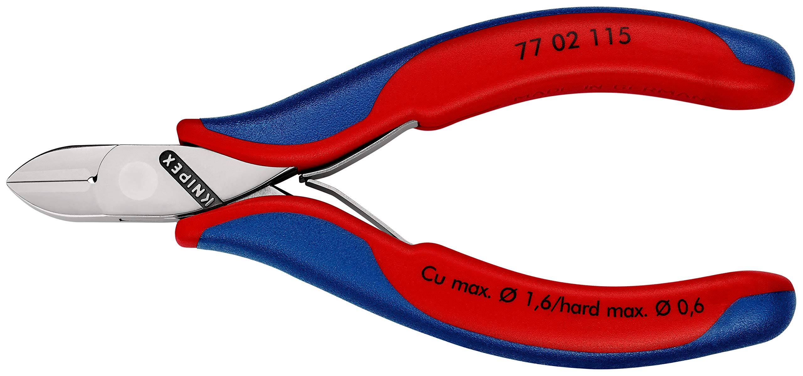 knipex-77-02-115-elektronik-seitenschneider-115-mm-mit-mehrkomponenten-h-llen image 3