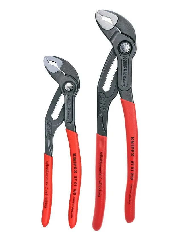 knipex-cobra-zangen-set-003120v01us-2-teilig-180-mm-250-mm image 1