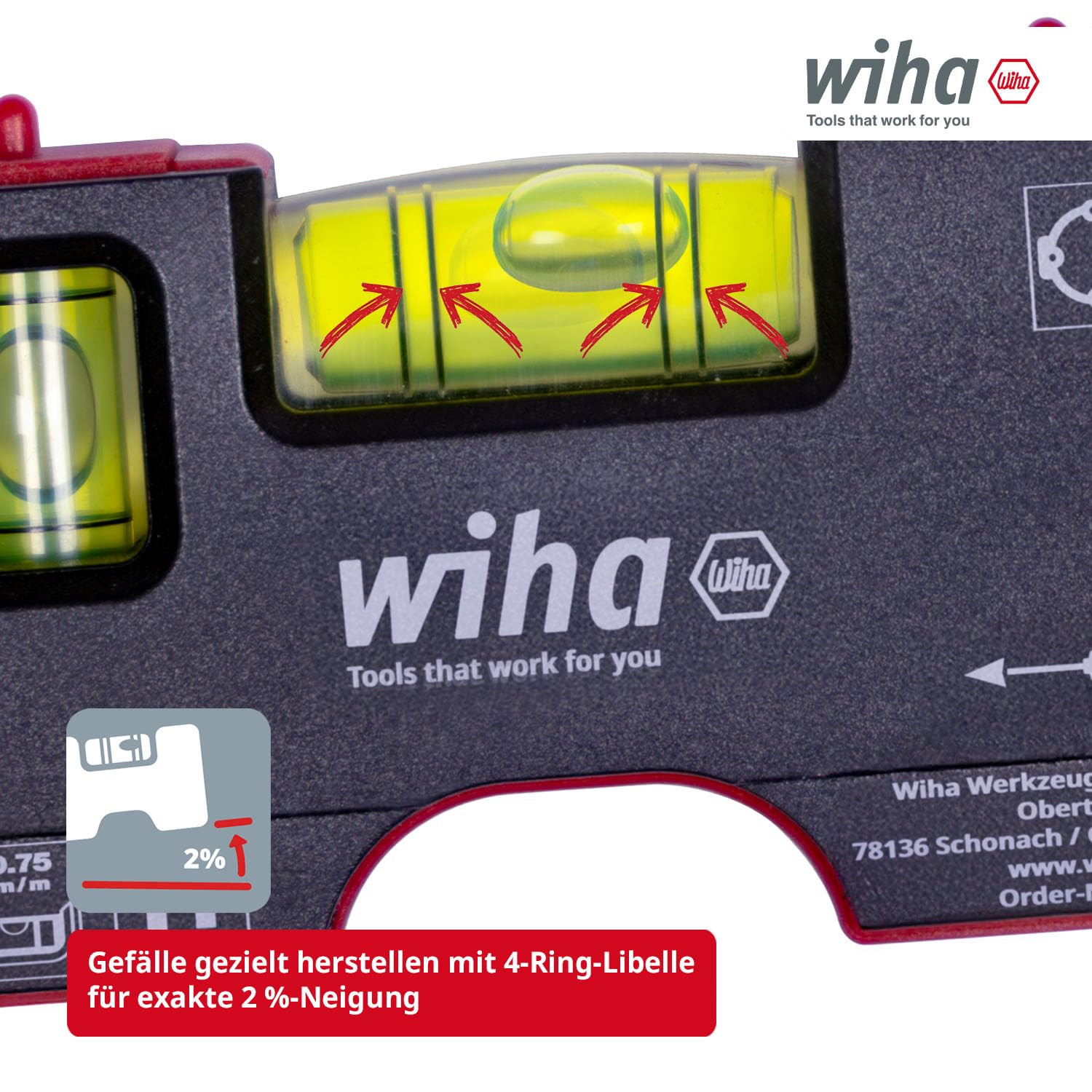 wiha-mini-wasserwaage-pocket-10-cm-mit-magnet-46957-elektriker-wasserwaage-f-r-s image 3
