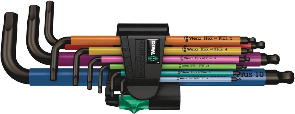 wera-950-9-hex-plus-1-sb-winkelschl-sselsatz-9-teilig-metrisch-blacklaser-multic image 1