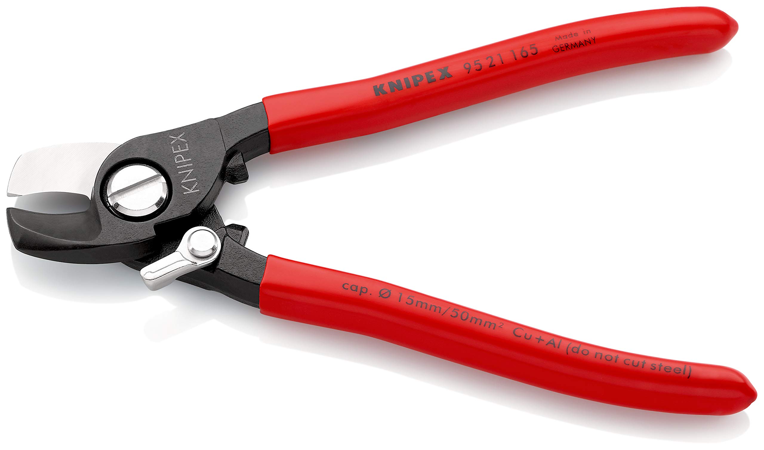 knipex-95-21-165-sb-kabelschere-165-mm-f-r-cu-und-al-kabel-bis-50-mm image 2
