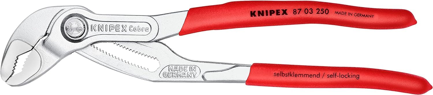 knipex-cobra-87-03-250-hightech-wasserpumpenzange-verchromt-250-mm image 3