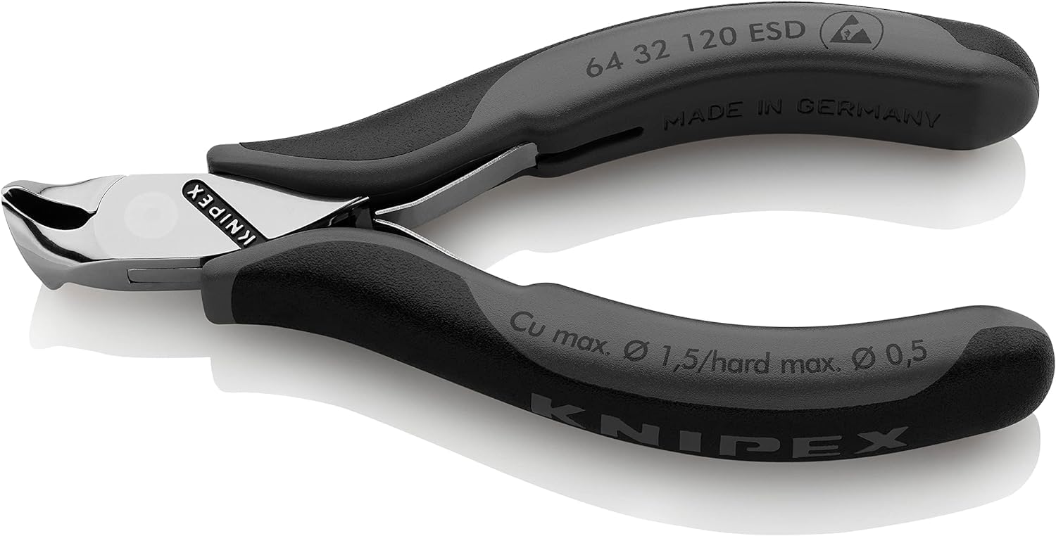 knipex-elektronik-vornschneider-esd-64-32-120-esd-120-mm-ableitend image 1