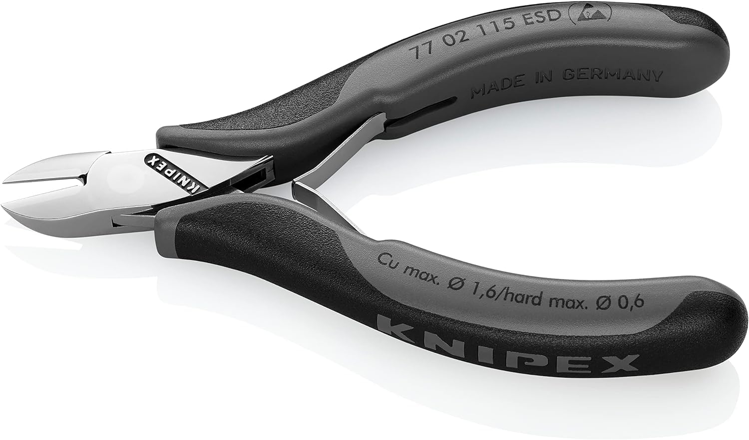 knipex-elektronik-seitenschneider-esd-77-02-115-esd-115-mm image 2