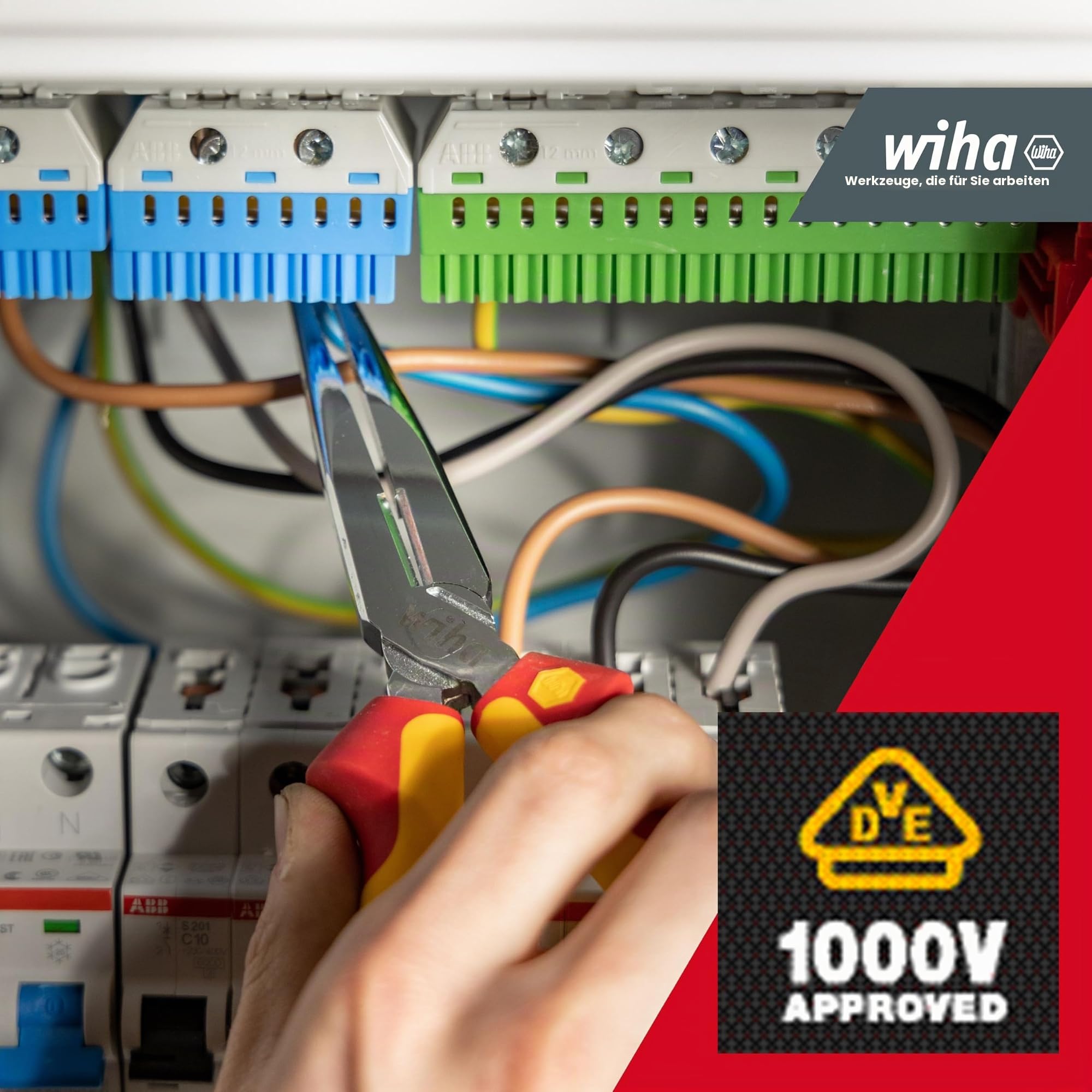 wiha-flachrundzange-professional-electric-160-mm-vde-27422 image 2