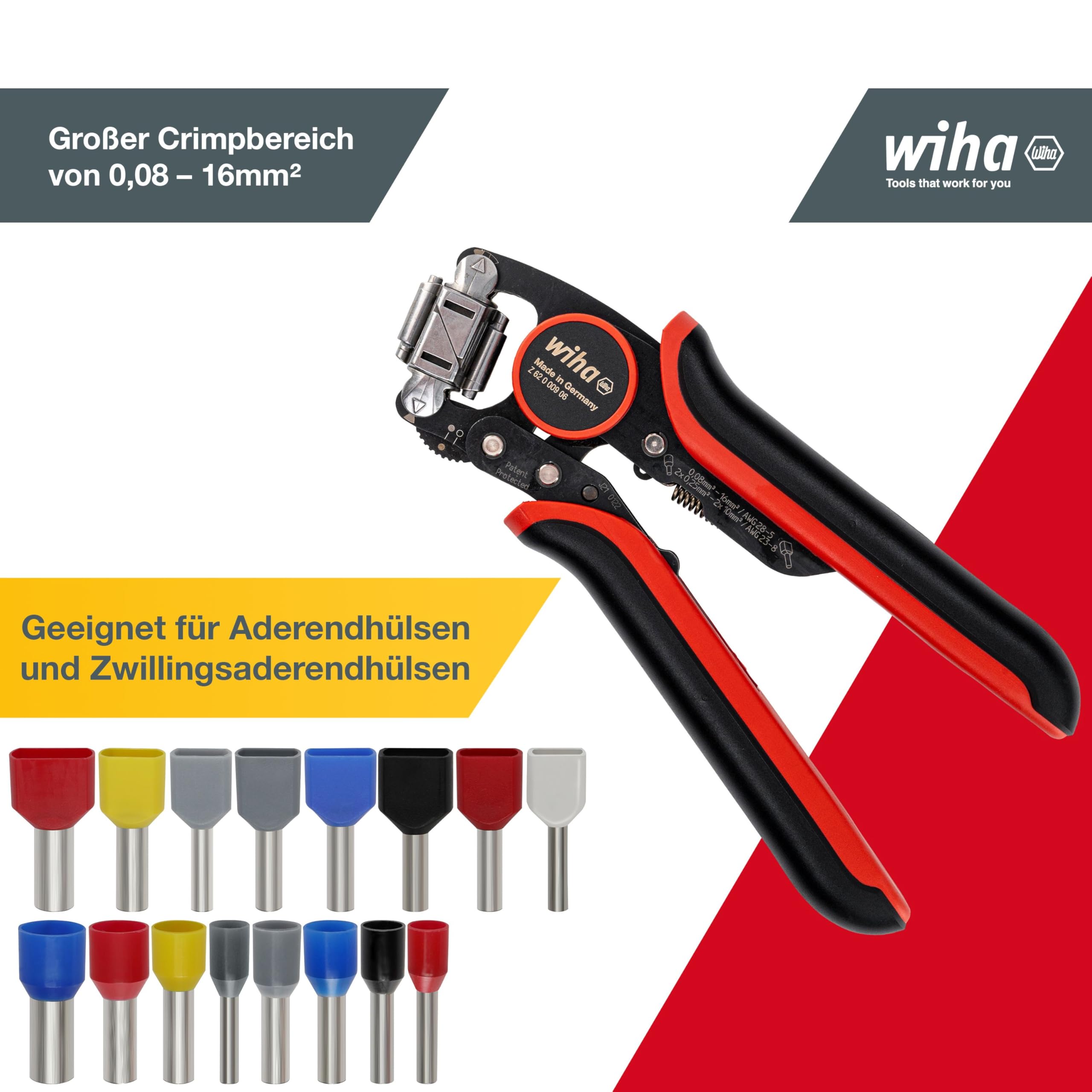 wiha-profi-quetschzange-45223-crimpzange-0-08-16-mm-vierkant-mit-360-kopf image 2