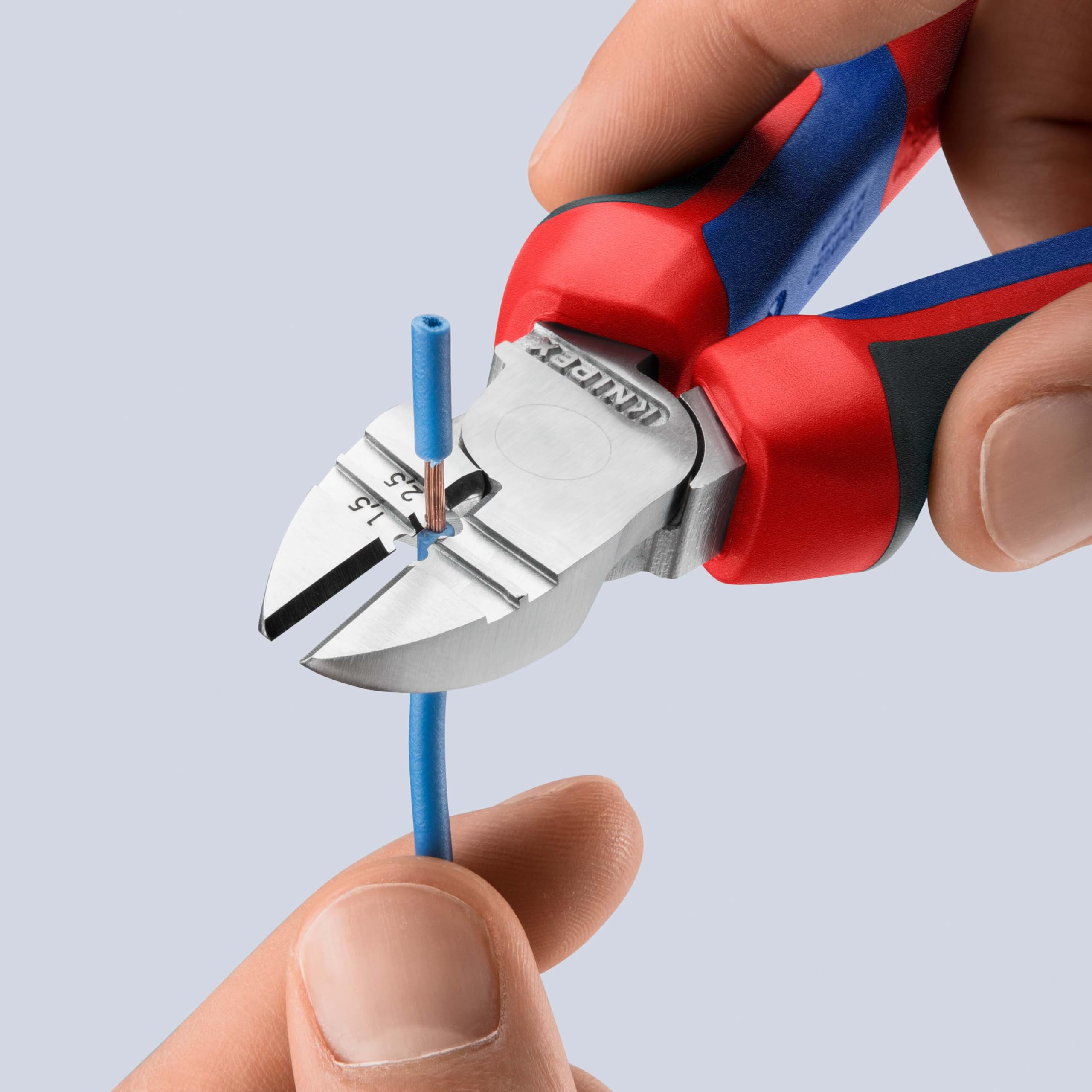 knipex-abisolier-seitenschneider-14-25-160-verchromt-160-mm-comfort-griff image 3
