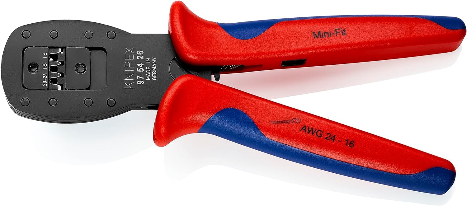 knipex-crimpzange-97-54-26-f-r-mini-fit-miniaturstecker-molex-190-mm image 2