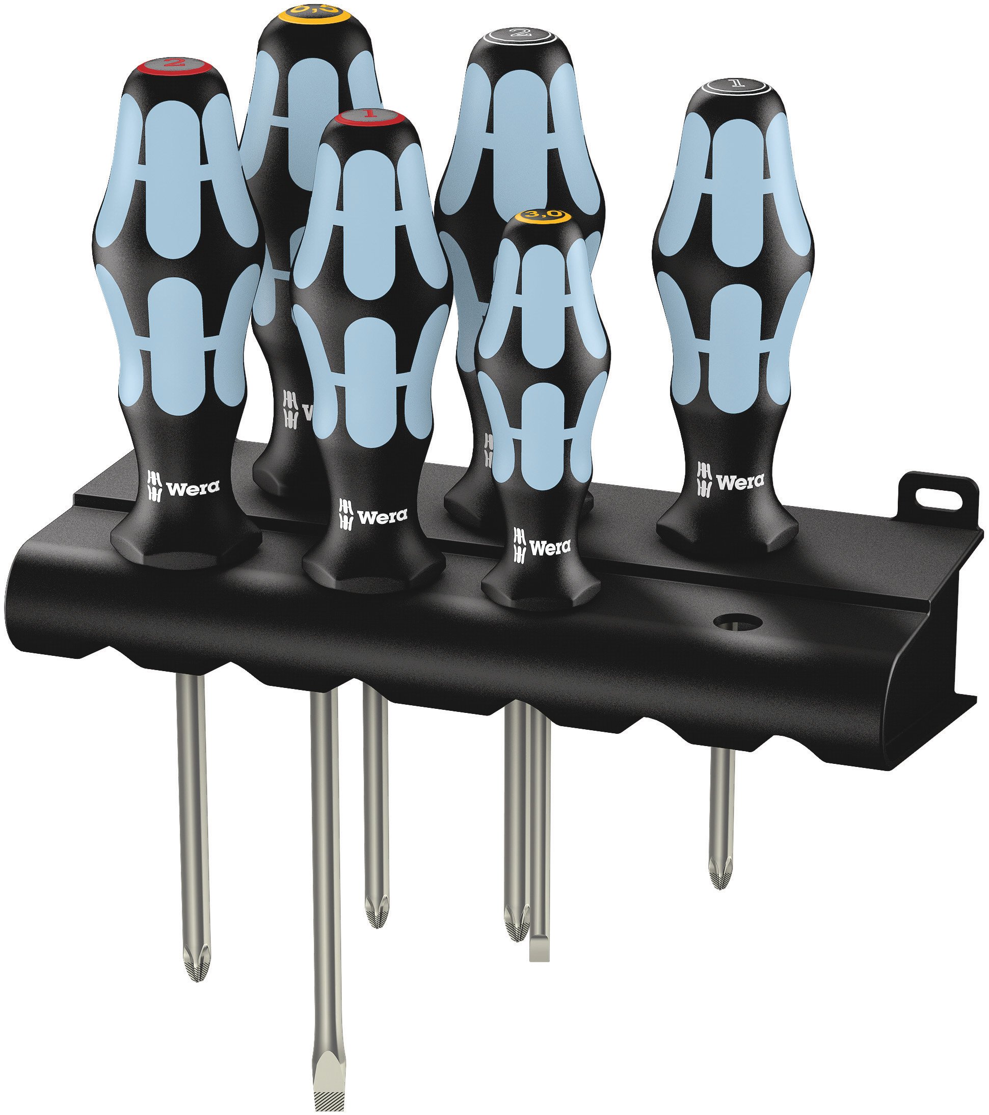 wera-3334-3350-3355-6-schraubendrehersatz-edelstahl-rack-6-teilig image 1
