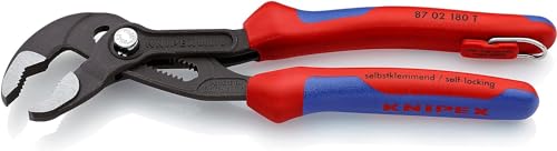 knipex-cobra-hightech-wasserpumpenzange-87-02-180-t-bk-180-mm-mit-absturzsicheru image 6