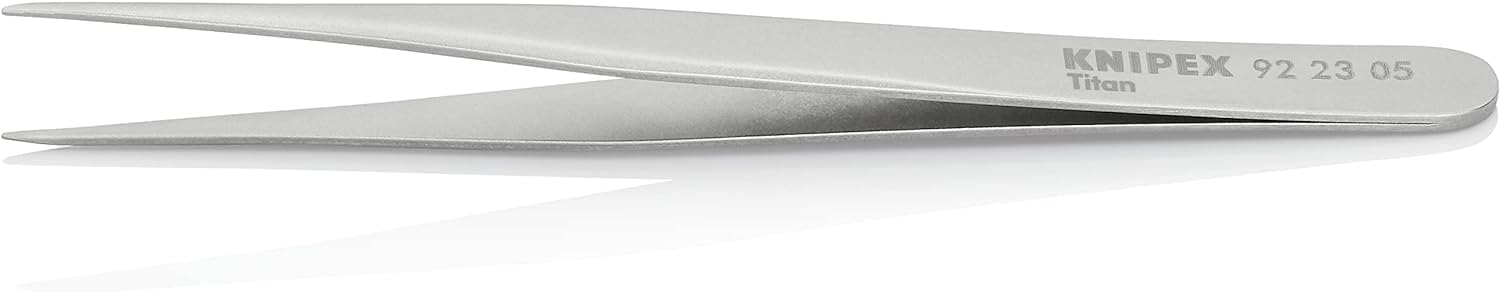 knipex-titanpinzette-92-23-05-glatt-mattiert-120-mm image 2