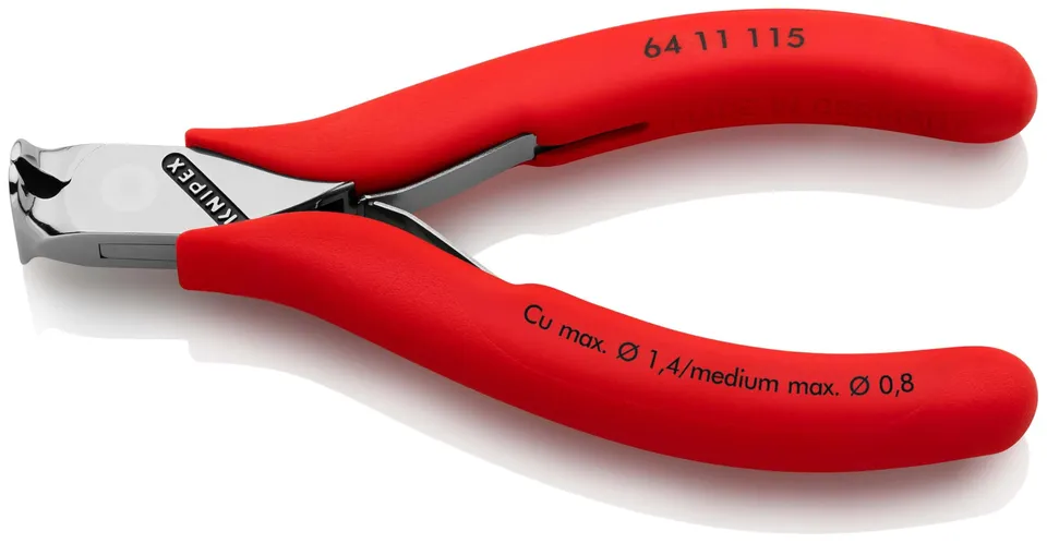 knipex-64-11-115-elektronik-vornschneider-115-mm image 1
