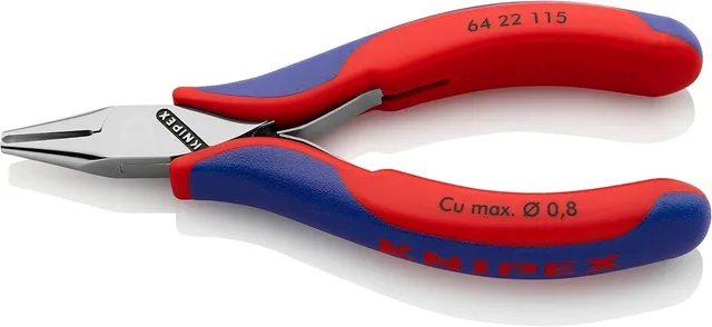 knipex-elektronik-vornschneider-64-22-115-115-mm-mit-mehrkomponenten-h-llen image 1