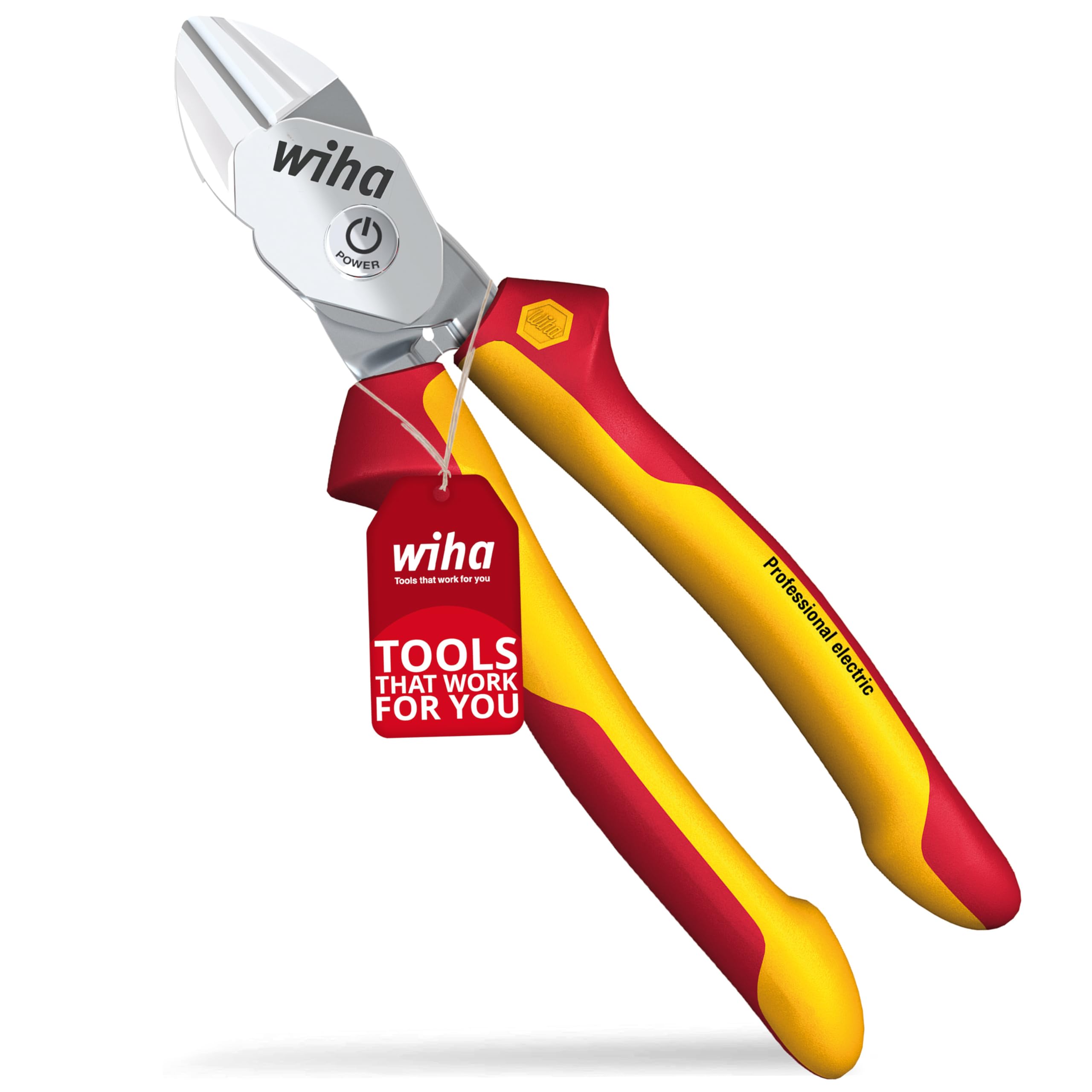 wiha-vde-hochleistungs-seitenschneider-bicut-industrial-200-mm-umschaltbar image 1