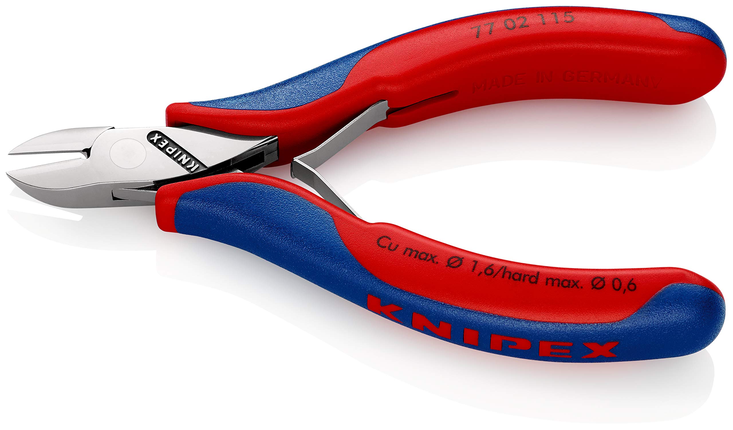 knipex-77-02-115-elektronik-seitenschneider-115-mm-mit-mehrkomponenten-h-llen image 2