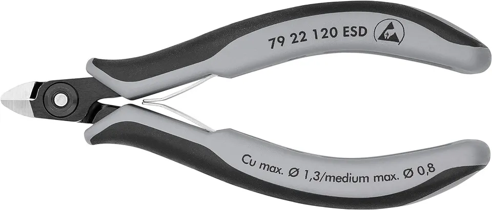 knipex-pr-zisions-elektronik-seitenschneider-79-22-120-esd-120-mm image 1
