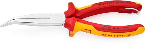 knipex-flachrundzange-mit-schneide-26-26-200-t-bk-200-mm-vde-storchschnabelzange image 5