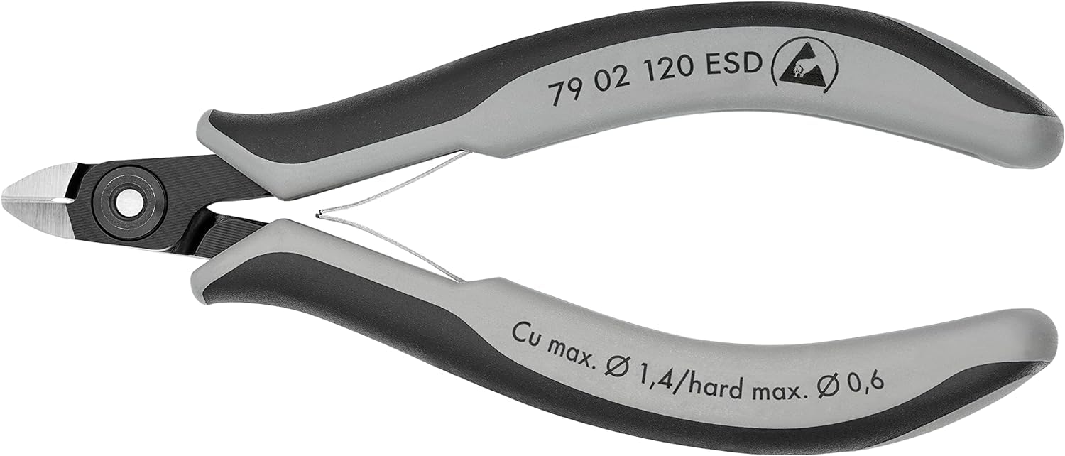 knipex-pr-zisions-elektronik-seitenschneider-esd-120-mm-79-02-120-esd image 1