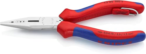 knipex-verdrahtungszange-13-05-160-t-160-mm-verchromt-mit-tether-se image 6