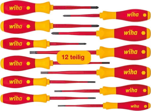 wiha-softfinish-electric-slimfix-schraubendreher-set-12-teilig-vde-1000v-41003 image 1