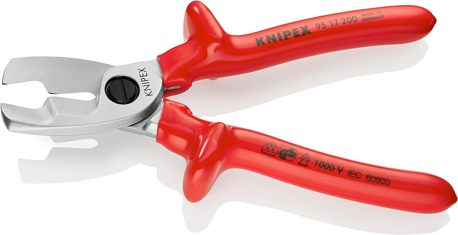 knipex-95-17-200-kabelschere-mit-doppelschneide-vde-gepr-ft-200-mm image 2