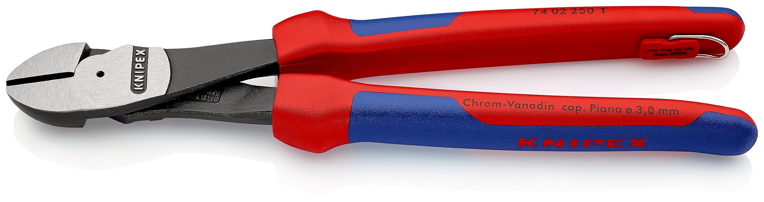 knipex-74-02-250-t-kraft-seitenschneider-250-mm-mit-befestigungs-se image 1