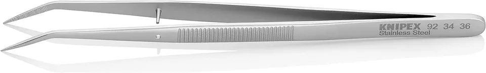 knipex-universalpinzette-152-mm-mattiert-geriffelt-92-34-36 image 1
