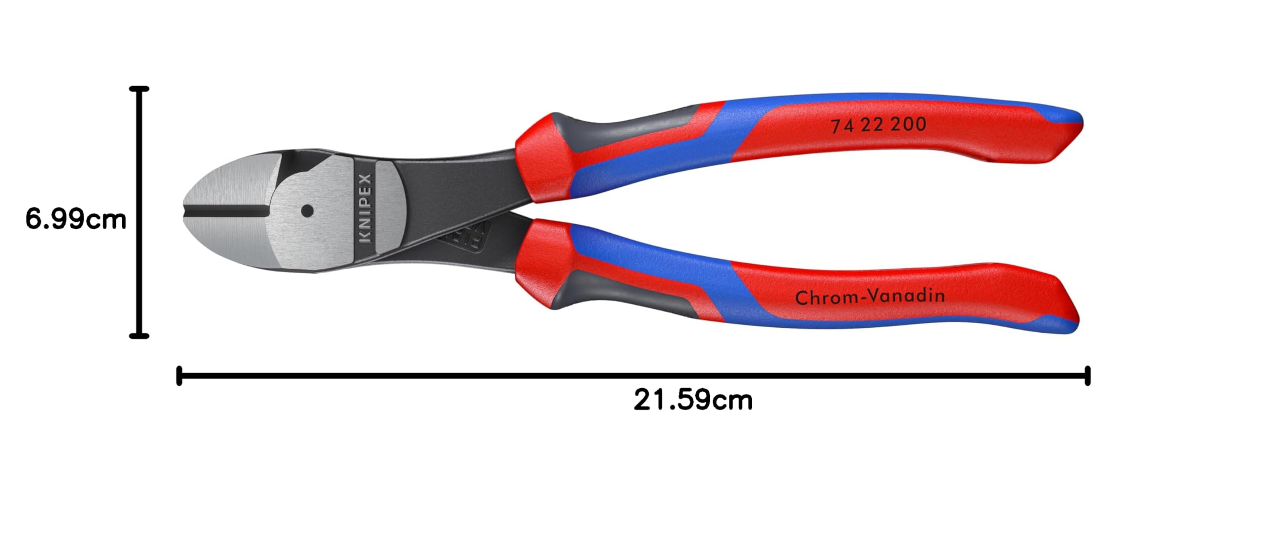 knipex-74-22-200-kraft-seitenschneider-200-mm-mit-comfort-griffen-64-hrc image 7