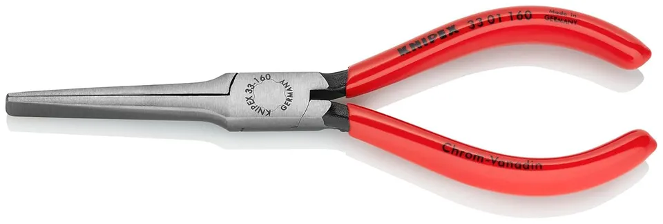 knipex-weberzange-33-01-160-flachzange-160-mm-mit-kunststoff-griff image 1