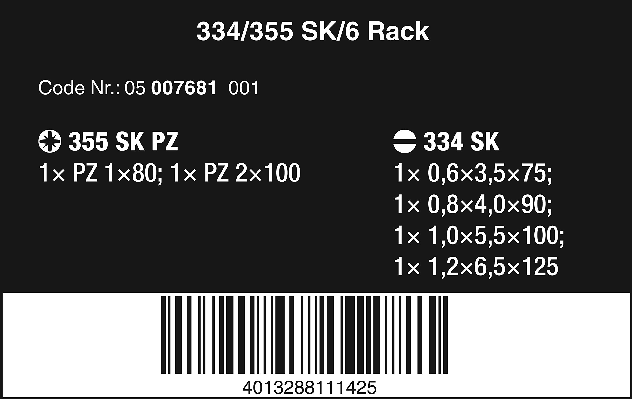 wera-334-sk-6-kraftform-plus-lasertip-schraubendrehersatz-6-teilig-mit-rack-0500 image 2
