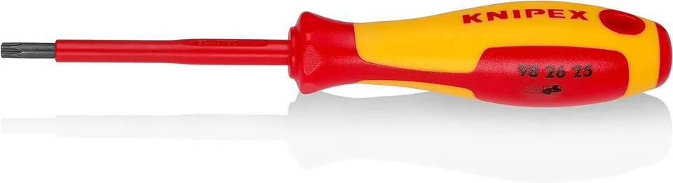 knipex-98-26-25-vde-schraubendreher-torx-185-mm-isolierter-mehrkomponenten-griff image 1