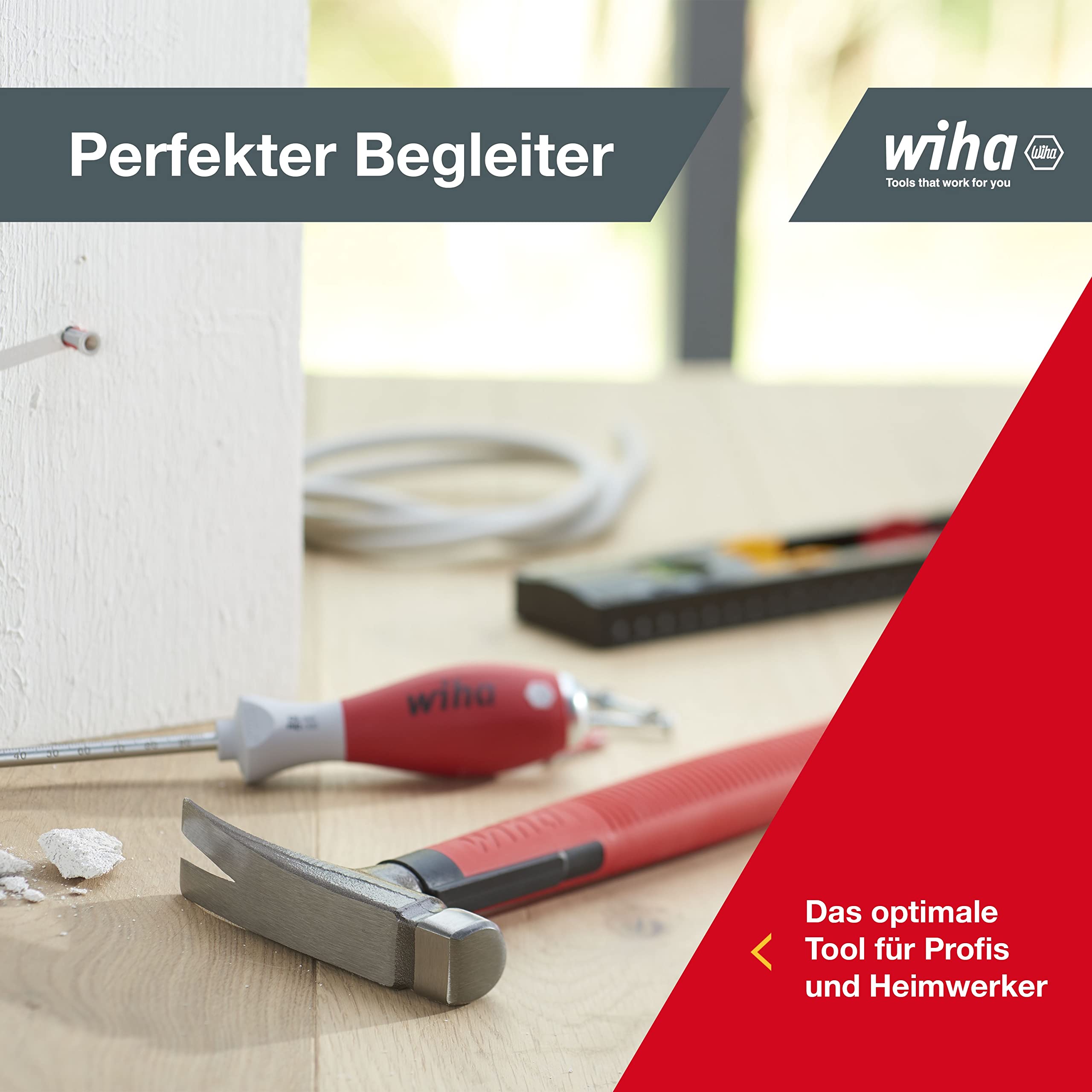 wiha-42071-elektriker-hammer-300-g-mit-flachem-stielboden-f-r-kabel-und-d-bel image 6