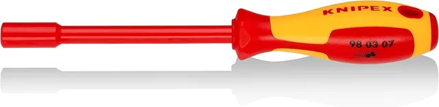 knipex-steckschl-ssel-mit-schraubendreher-griff-vde-98-03-07-237-mm-isoliert image 1