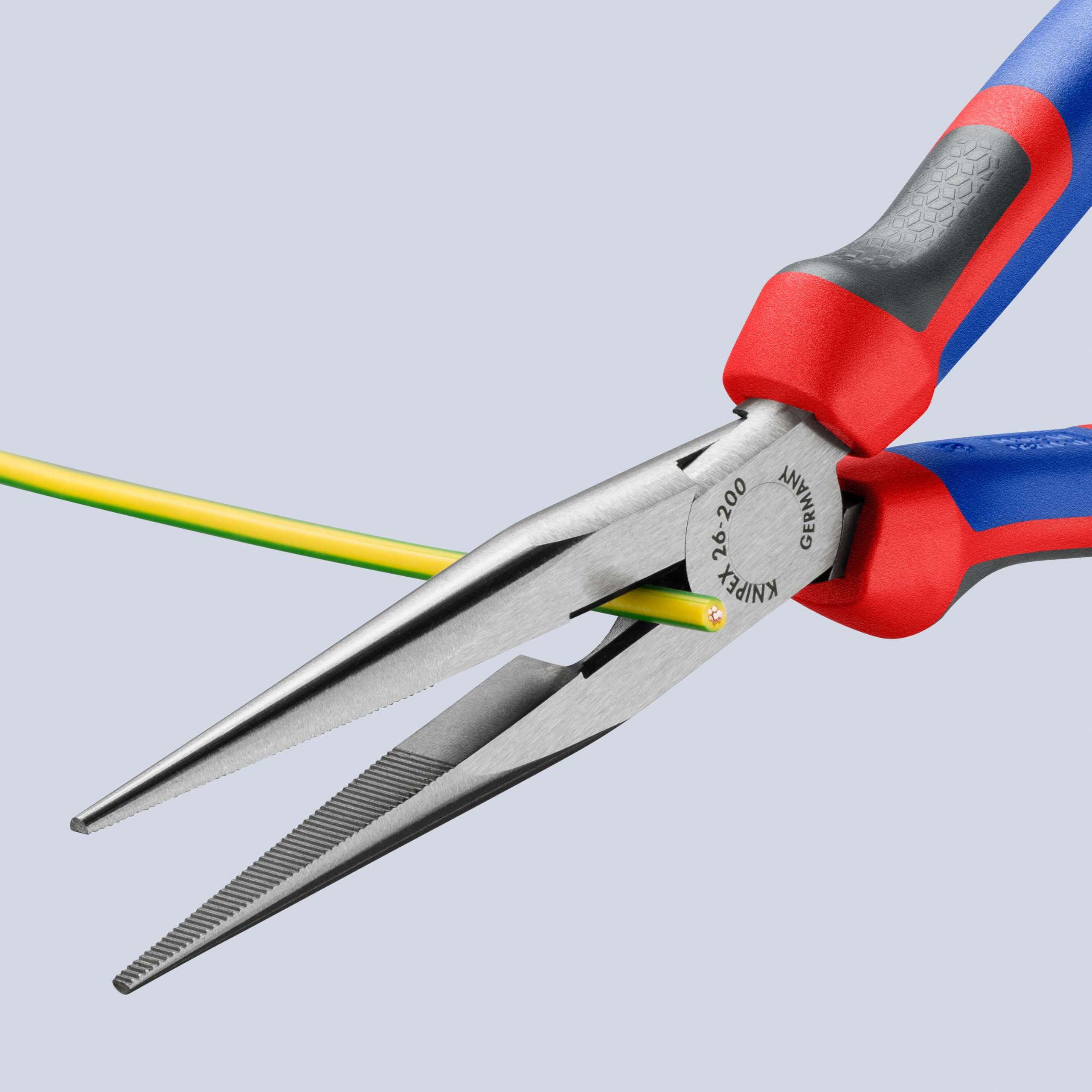 knipex-flachrundzange-mit-schneide-26-12-200-200-mm-chrom-vanadium image 3