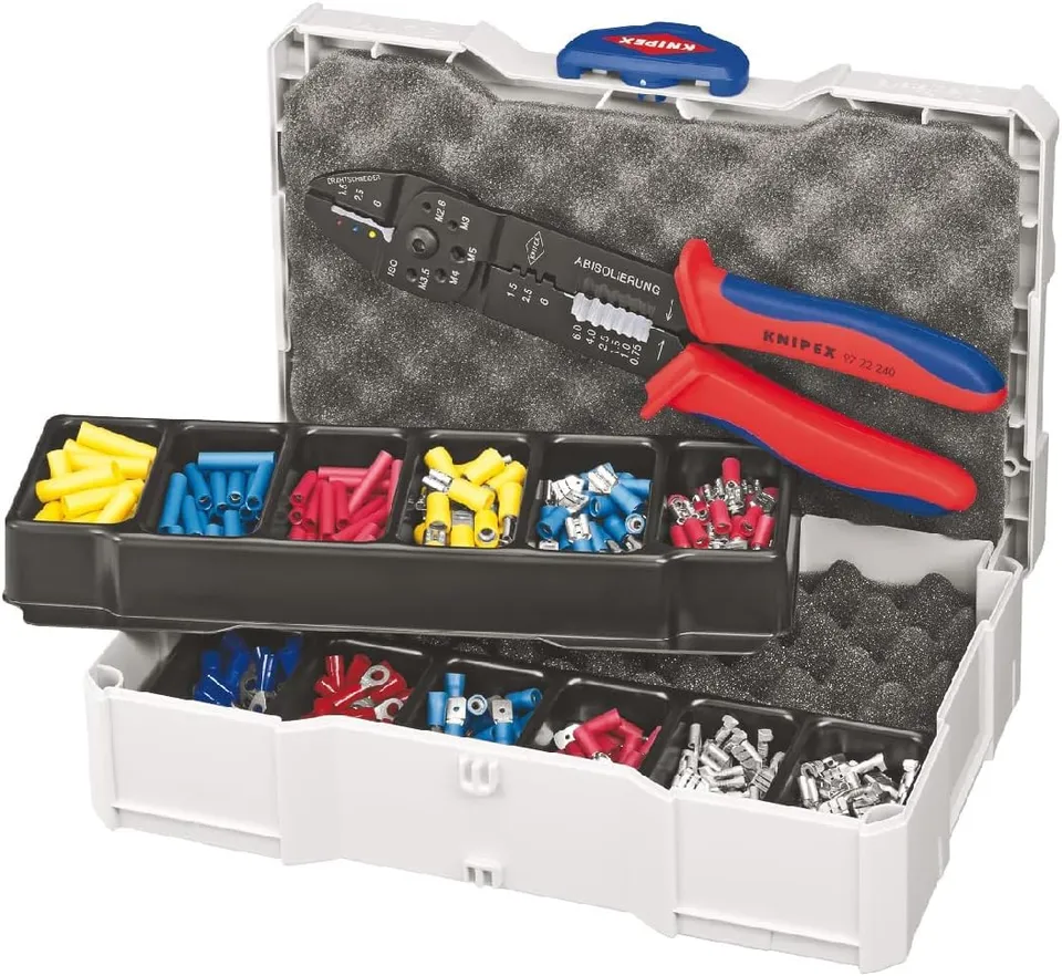 knipex-crimp-sortiment-97-90-25-13-teilig-265-mm-f-r-kabelverbinder-im-tanos-min image 1