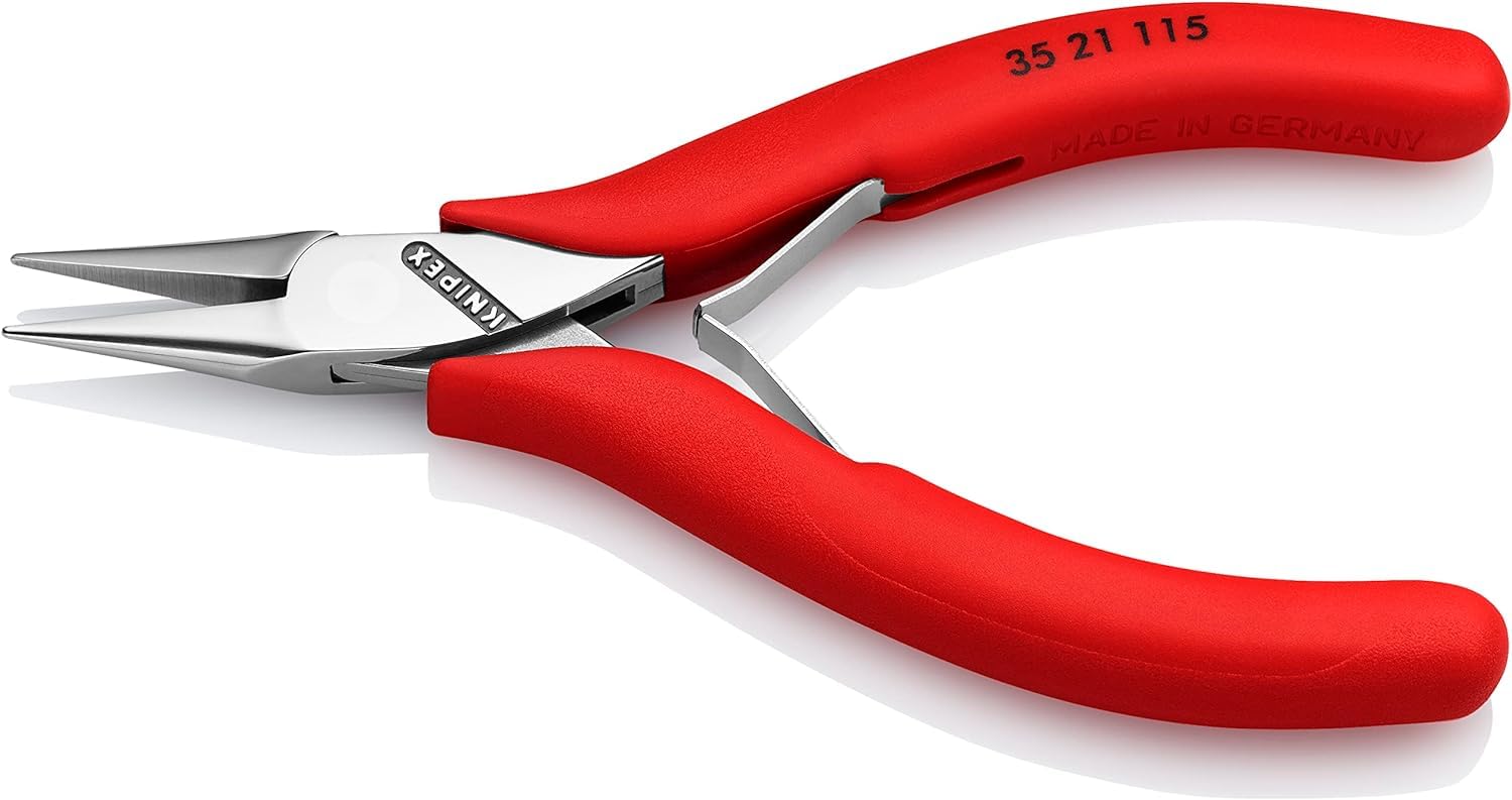 knipex-35-21-115-elektronik-greifzange-115-mm-mit-doppelfeder image 2